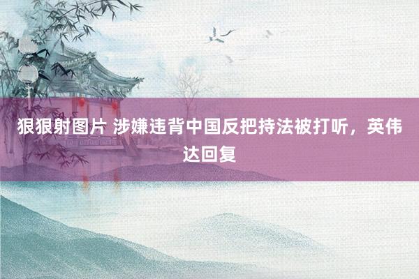 狠狠射图片 涉嫌违背中国反把持法被打听，英伟达回复