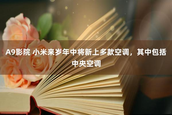 A9影院 小米来岁年中将新上多款空调，其中包括中央空调