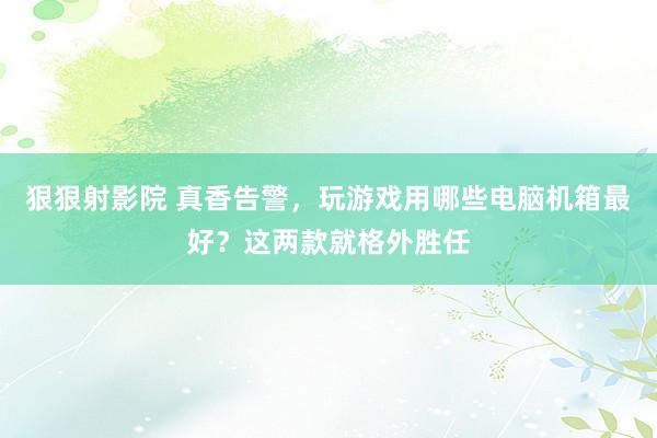 狠狠射影院 真香告警，玩游戏用哪些电脑机箱最好？这两款就格外胜任