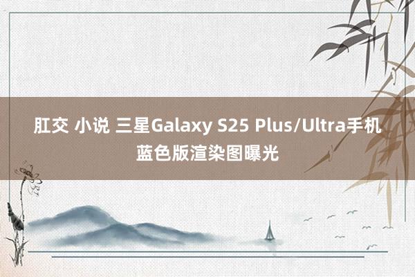 肛交 小说 三星Galaxy S25 Plus/Ultra手机蓝色版渲染图曝光