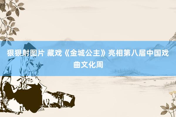狠狠射图片 藏戏《金城公主》亮相第八届中国戏曲文化周