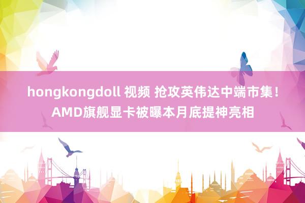 hongkongdoll 视频 抢攻英伟达中端市集！AMD旗舰显卡被曝本月底提神亮相