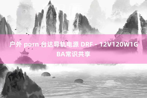 户外 porn 台达导轨电源 DRF - 12V120W1GBA常识共享