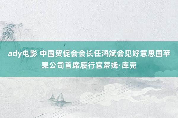 ady电影 中国贸促会会长任鸿斌会见好意思国苹果公司首席履行官蒂姆·库克
