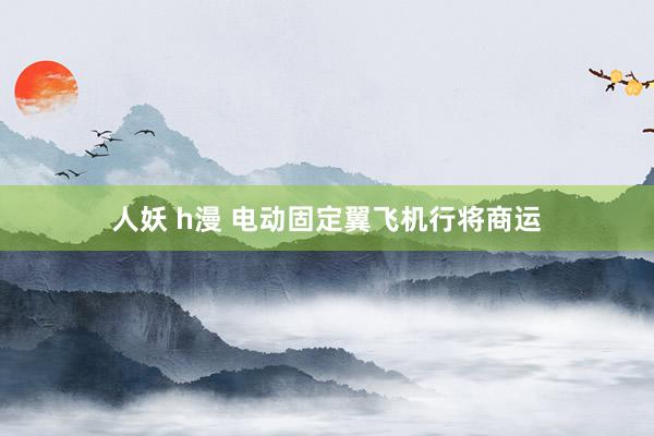 人妖 h漫 电动固定翼飞机行将商运