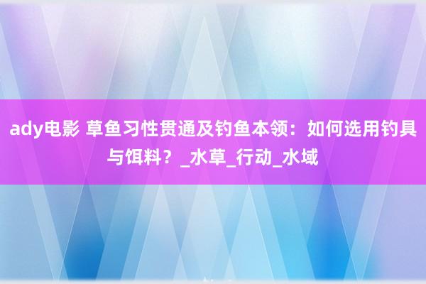 ady电影 草鱼习性贯通及钓鱼本领：如何选用钓具与饵料？_水草_行动_水域