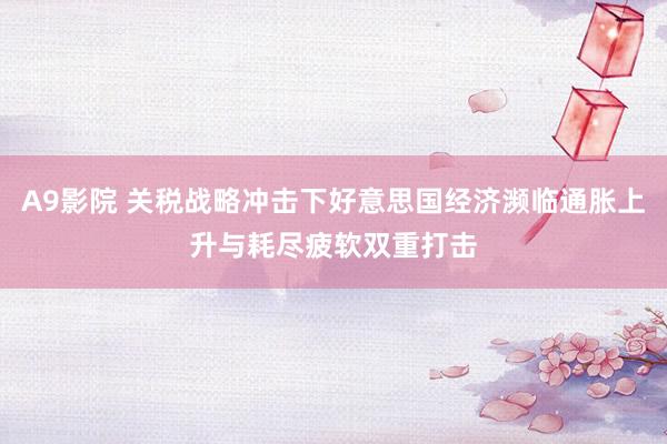 A9影院 关税战略冲击下好意思国经济濒临通胀上升与耗尽疲软双重打击